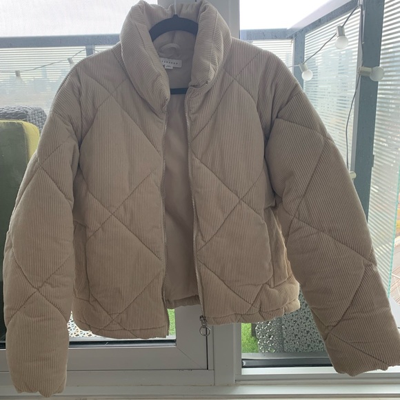 Topshop Corduroy Puffer Jacket - Picture 6 of 6